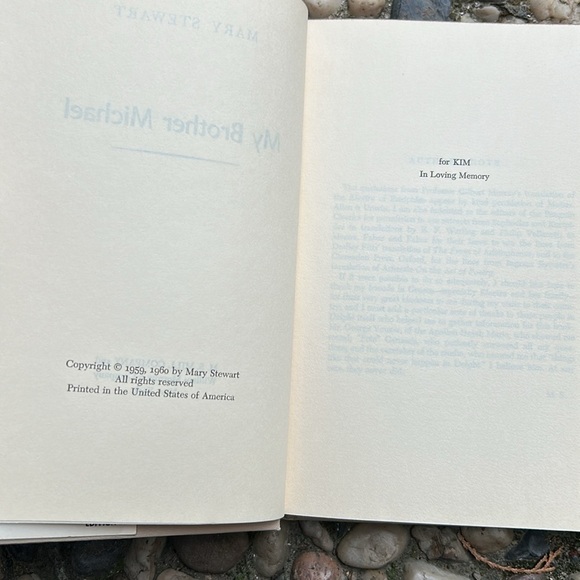 Vintage 60s Mary Stewart This Rough Magic & My Brother Michael Hardback Books - Picture 7 of 13